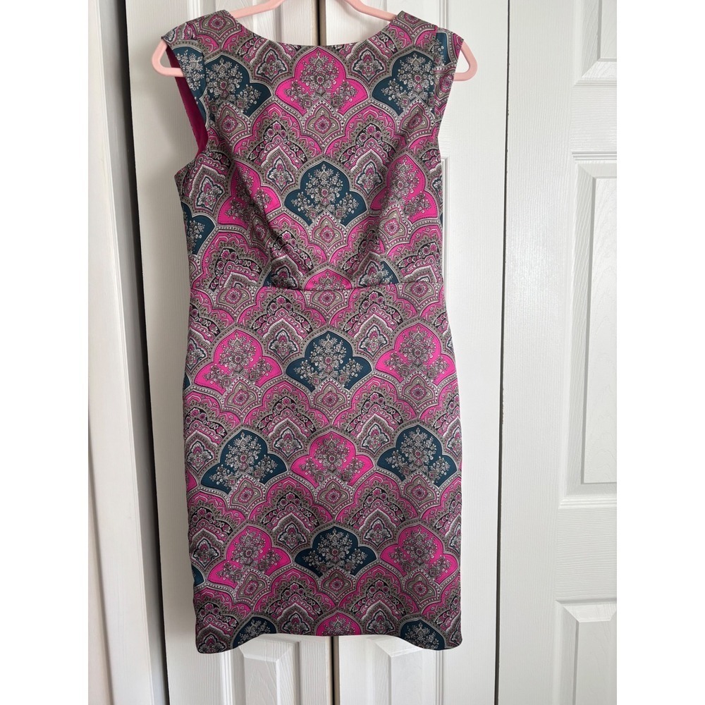 The Limited Brand Silky Feeling Paisley Sheath Dress – Size 4 (Like New) - Picture 4 of 6